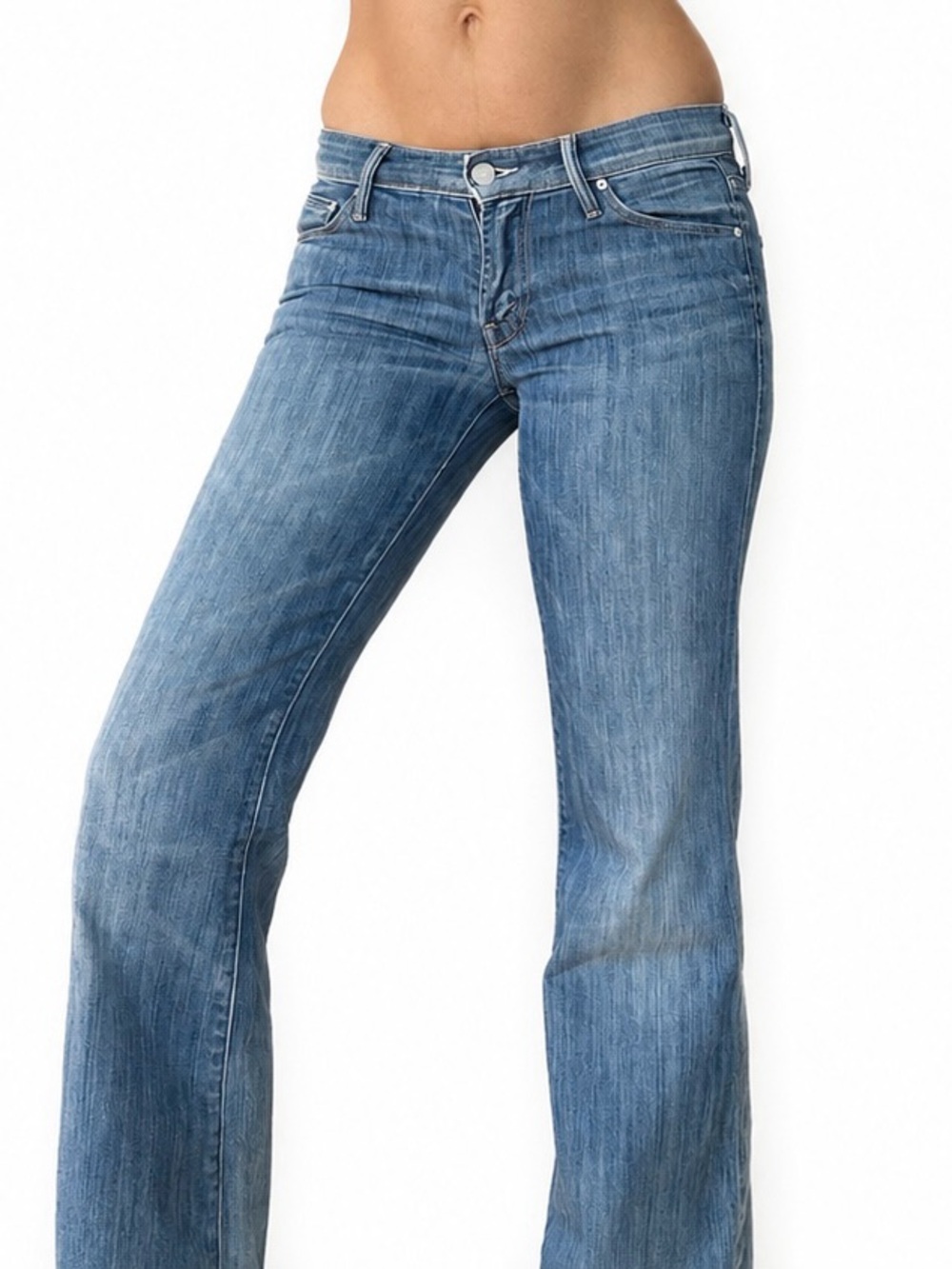 MOTHER Women's Low Rise The Wilder Jeans Y2K